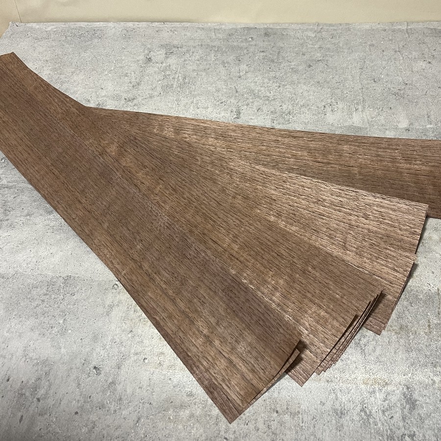 ウォールナット突板端材_3枚セット_t0.15×640×85mm_株式会社シモエ 2
